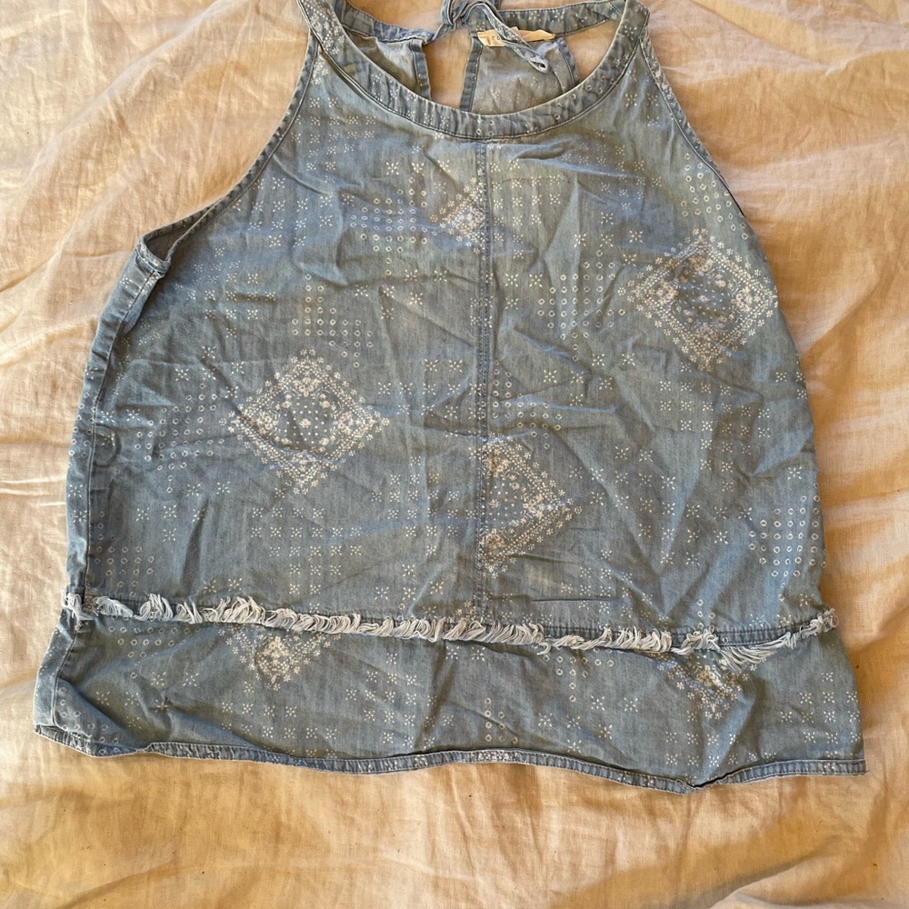 Denim Tank Top